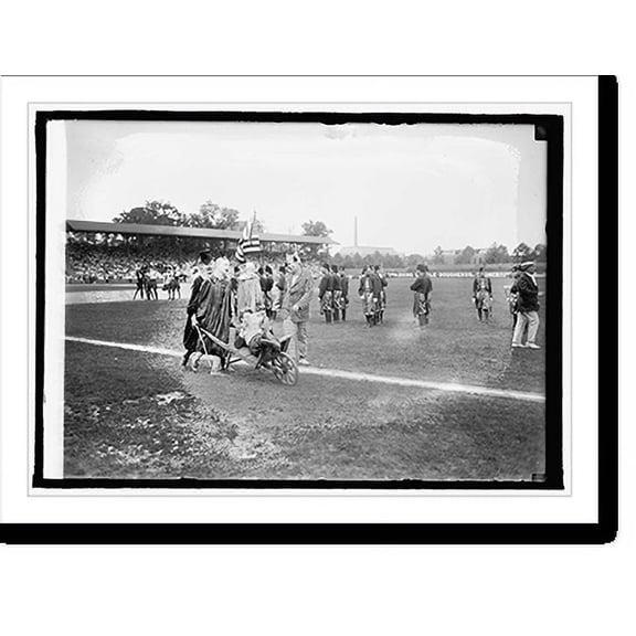 Historic Print, Masonic ball game, 1921 - 12, 16" x 20"
