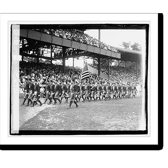 Historic Print, Masonic ball game, 1921 - 2, 16" x 20"