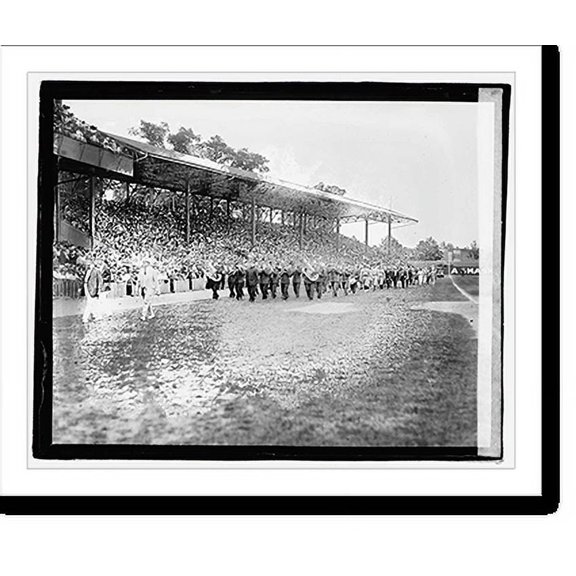 Historic Print, Masonic ball game, 1921 - 3, 18" x 24"