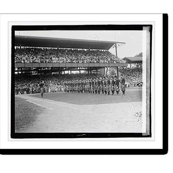Historic Print, Masonic ball game, 1921 - 4, 18" x 24"