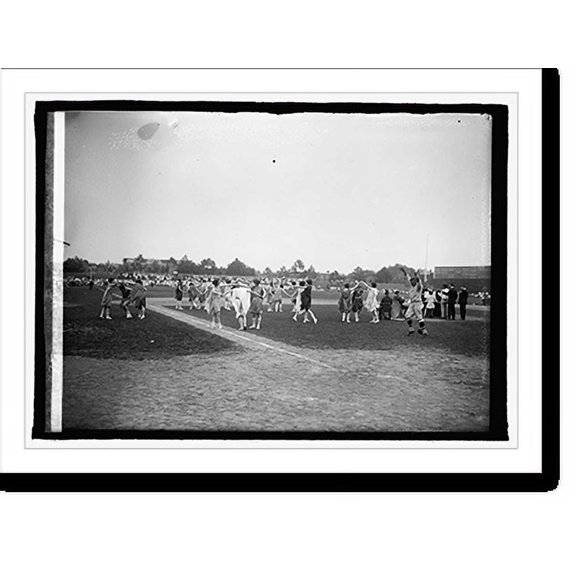 Historic Print, Masonic ball game, 1921 - 8, 18" x 24"