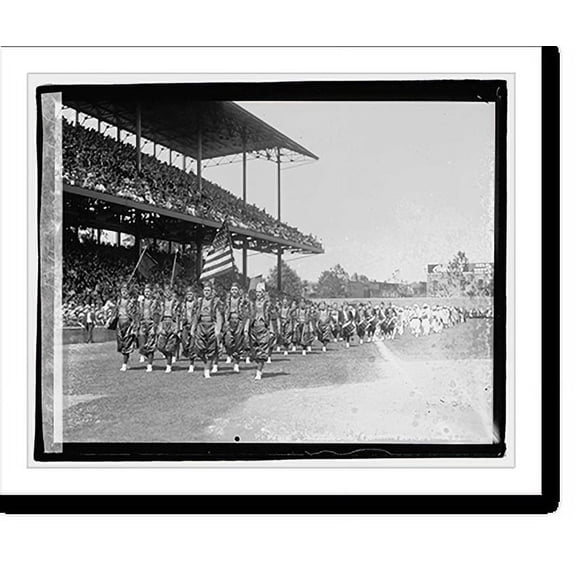 Historic Print, Masonic ball game, 5/30/22, 18" x 24"
