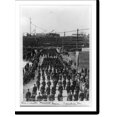 Historic Print, [Masonic parade during cornerstonelaying ceremonies at