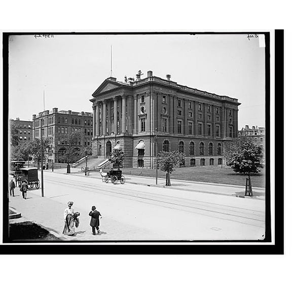 Historic Print, Massachusetts Institute of Technology, Rogers Building, Boston, 18" x 24"