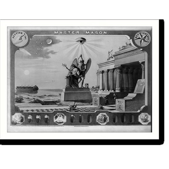 Historic Print, Master mason, 18" x 24"