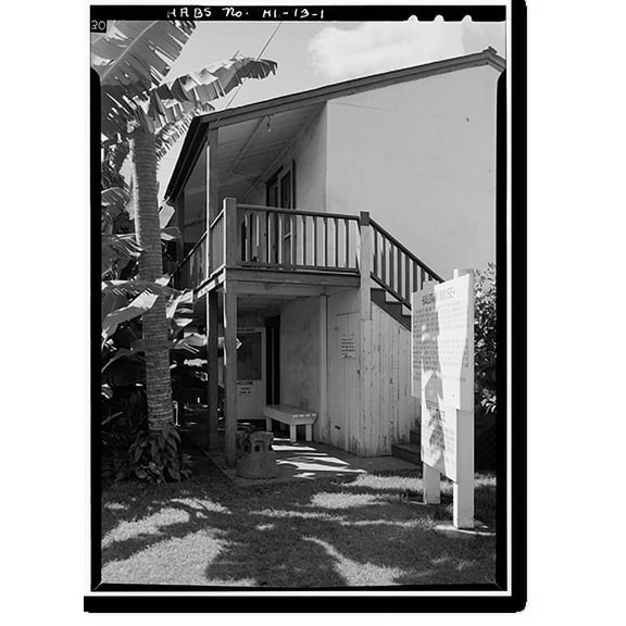Historic Print, Master's Reading Room, Dickenson & Front Streets, Lahaina, Maui County, HI, 18" x 24"