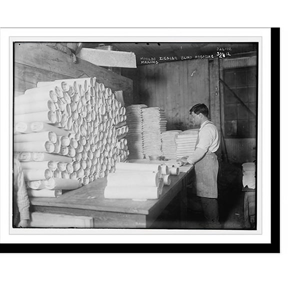 Historic Print, Matilda Ziegler Mag. For Blind: Mailing, Staatsburg, 18" x 24"