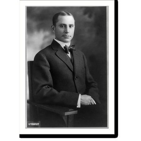 Historic Print, [Matthew M. Neely, half-length portrait, seated, facing left], 16" x 20"