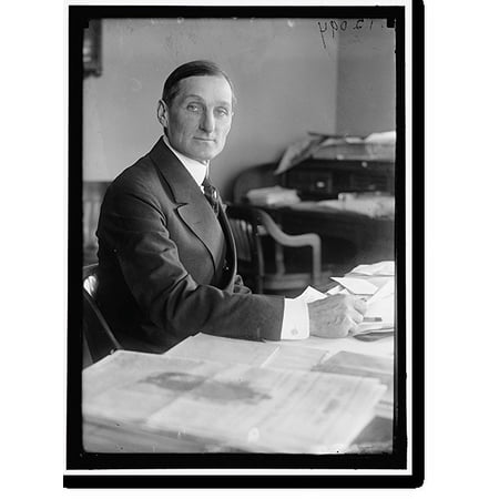 Historic Print, McADOO, WILLIAM GIBBS. SECRETARY OF THE TREASURY, 1913-1921. AT DESK - 2, 18" x 24"