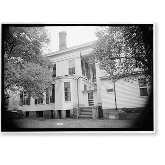 Historic Print, McCrary-Otts House, 805 Otts Street, Greensboro, Hale County, AL - 11, 18" x 24"
