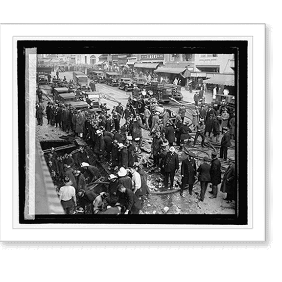 Historic Print, McCrory fire, 11/21/29 - 2, 18" x 24"