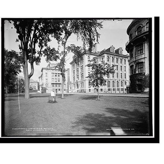 Historic Print, McDonald Engineering Building, McGill University, Montreal, 18" x 24"