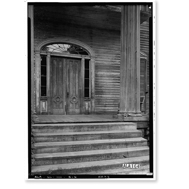 Historic Print, McDowell House, State Road 221, Camden vicinity, Wilcox