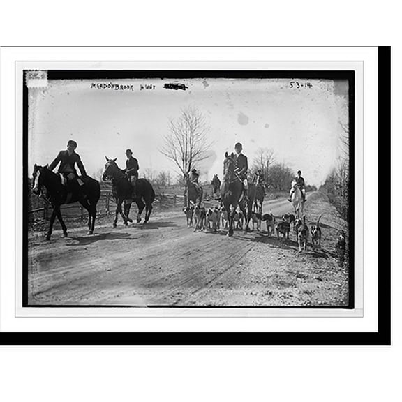 Historic Print, Meadowbrook Hunt, 18" x 24"