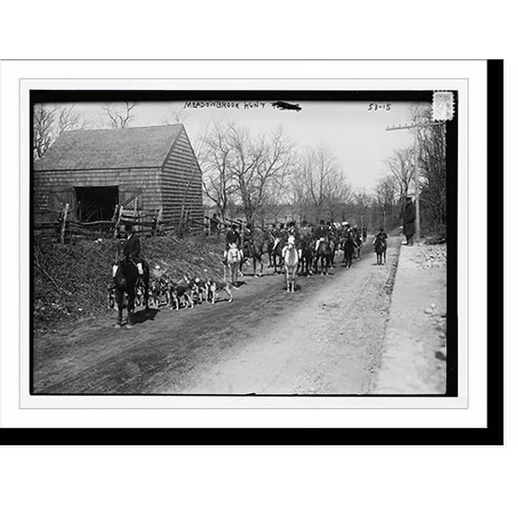 Historic Print, Meadowbrook Hunt - 2, 16" x 20"