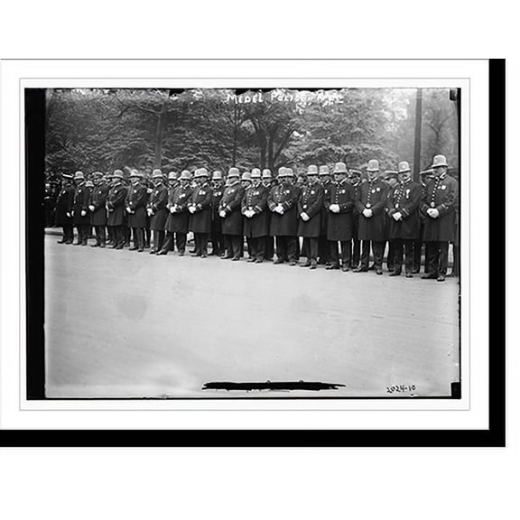 Historic Print, Medal Police, N.Y.C., 16" x 20"