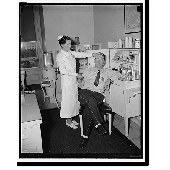 Historic Print, Medical room, Senate Office Bldg., 18" x 24"