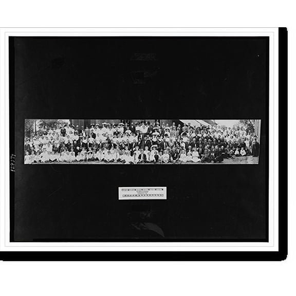 Historic Print, Meeting of the Lutheran Childrens' Friends Society of Illinois, July 10, '10, Decatur, 16" x 20"