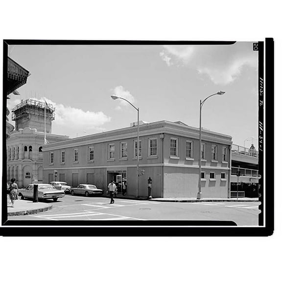 Historic Print, Melcher's Building, 51-55 Merchant Street, Honolulu, Honolulu County, HI, 18" x 24"