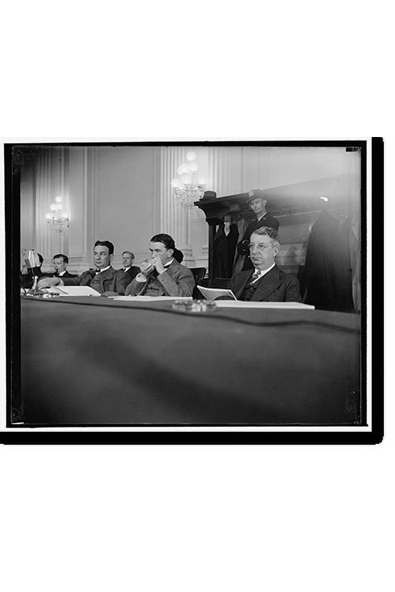 Historic Print, Members of the NLRB Committee who listened to opening session today. Washington, D.C., Dec. 11. Republican members of the Smith Committee Investigating the National Labo...18" x 24"