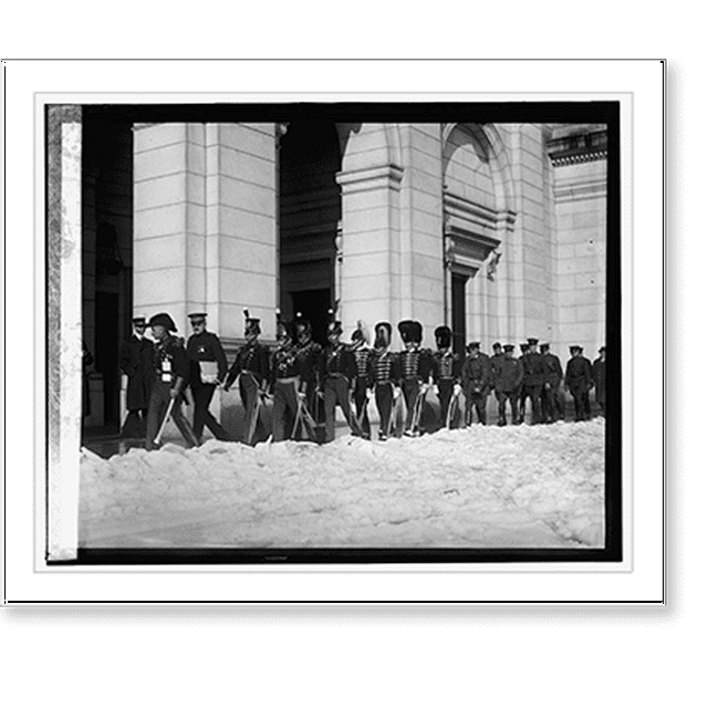 Historic Print, Members of State Fencibles of PA. at Union Station, [1