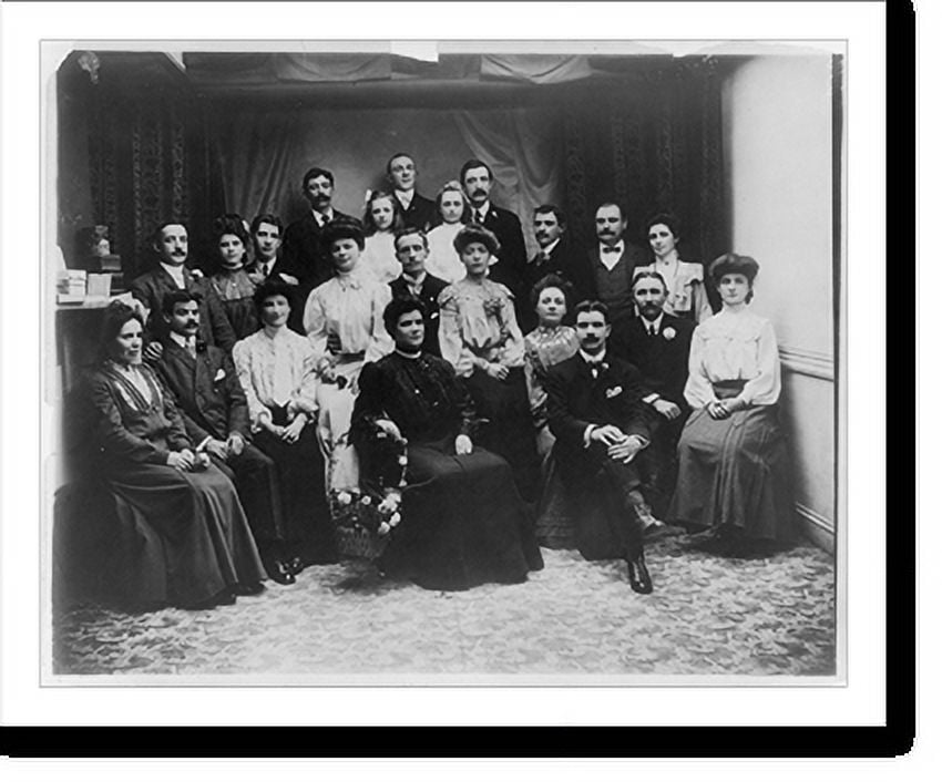 Historic Print, [Members of the Monaghan Men's Irish Dancing Class and ...