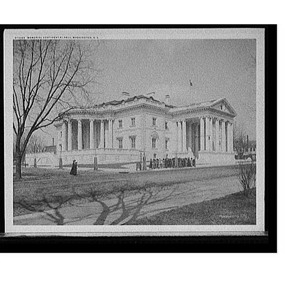 Historic Print, Memorial Continental Hall, Washington, D.C., 18" x 24"