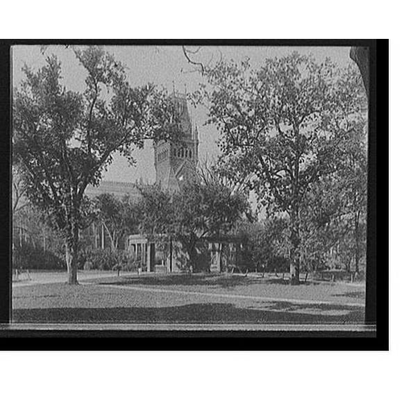 Historic Print, [Memorial Hall, '87 gate, Harvard University, Cambridge, Mass.], 16" x 20"