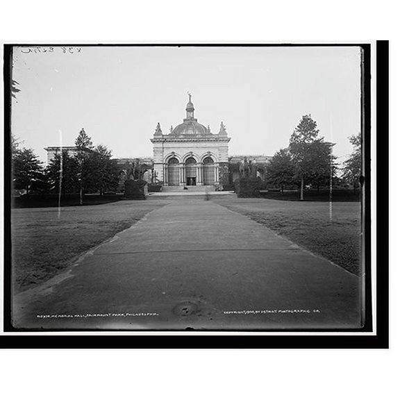 Historic Print, Memorial Hall, Fairmount Park, Philadelphia, 16" x 20"