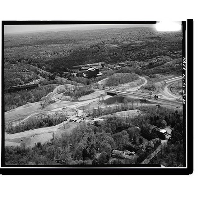 Historic Print, Merritt Parkway, Beginning in Greenwich & running 38