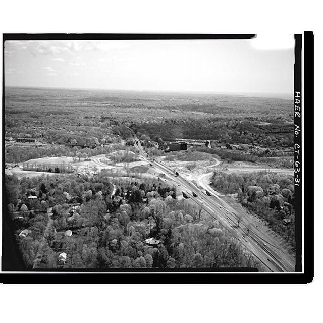 Historic Print, Merritt Parkway, Beginning in Greenwich & running 38