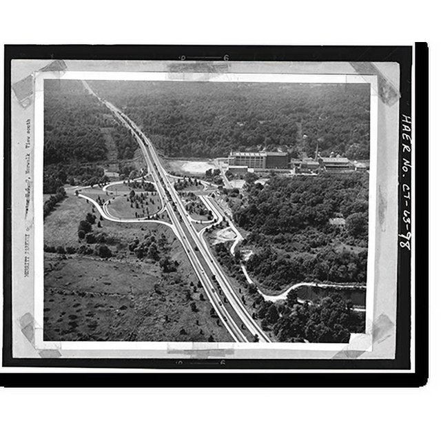 Historic Print, Merritt Parkway, Beginning in Greenwich & running 38