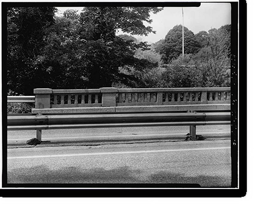 Historic Print, Merritt Parkway, Pequonnock River Bridge, Spanning Pequonnock River, Trumbull