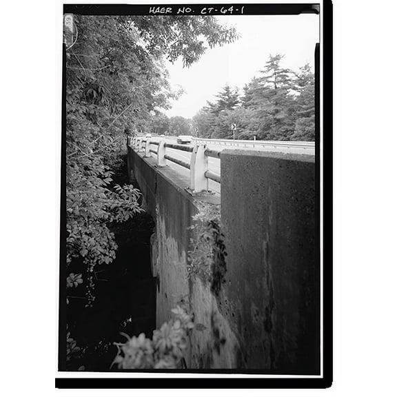 Historic Print, Merritt Parkway, West Branch Byram River Bridge, Spanning West branch of Byram River, Greenwich, Fairfield County, CT, 16" x 20"