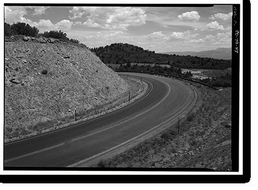Historic Print, Mesa Verde National Park Main Entrance Road, Cortez