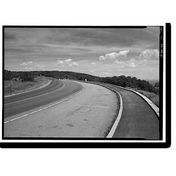 Historic Print, Mesa Verde National Park Main Entrance Road, Cortez, Montezuma County, CO - 51, 16" x 20"