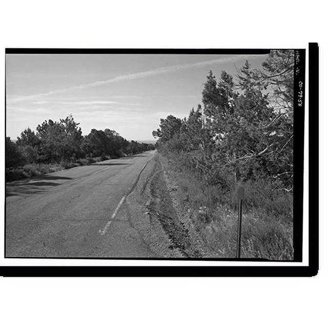 Historic Print, Mesa Verde National Park Main Entrance Road, Cortez
