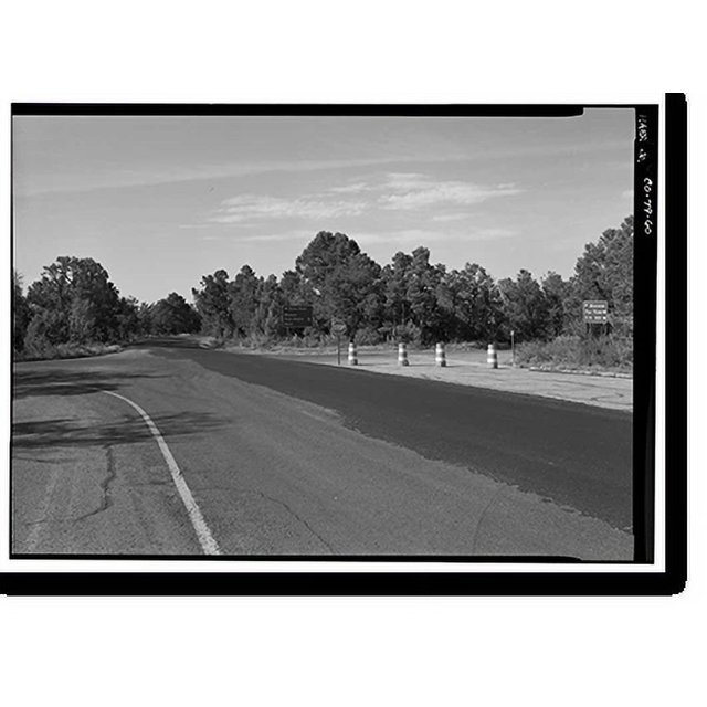 Historic Print, Mesa Verde National Park Main Entrance Road, Cortez