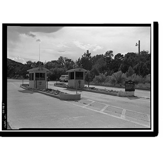 Historic Print, Mesa Verde National Park Main Entrance Road, Cortez