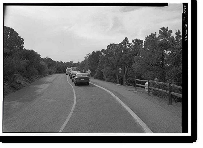 Historic Print, Mesa Verde National Park Main Entrance Road, Cortez