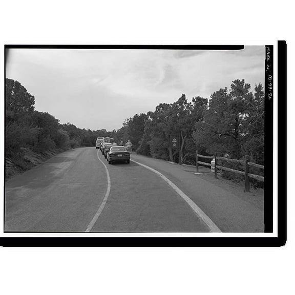 Historic Print, Mesa Verde National Park Main Entrance Road, Cortez, Montezuma County, CO - 72, 16" x 20"