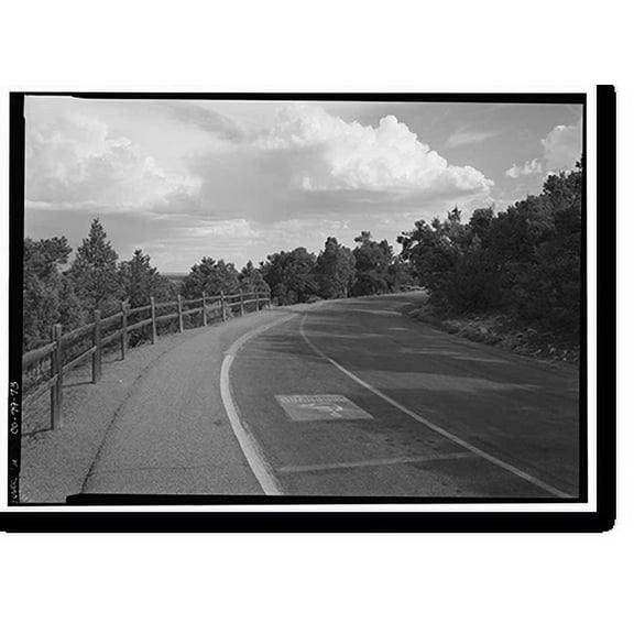 Historic Print, Mesa Verde National Park Main Entrance Road, Cortez, Montezuma County, CO - 73, 18" x 24"