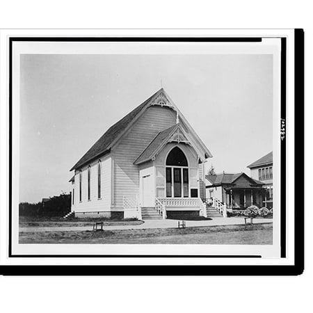 Historic Print, [Methodist church, Santa Ana, California, where first Martin airplane was assembled], 16" x 20"