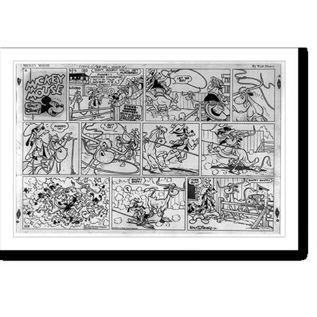 Historic Print, Mickey Mouse. .Don't Goofy! You'll get murdered!"", 16