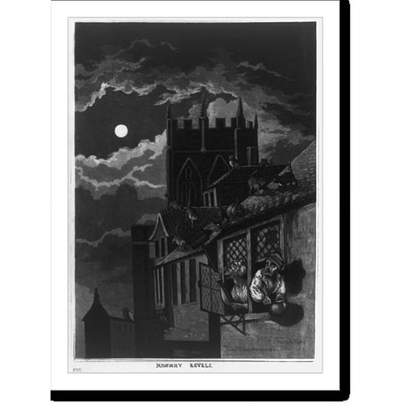 Historic Print, Midnight revels, 16" x 20"