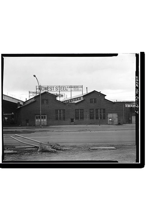 Historic Print, Midwest Steel & Iron Works Company, 25 Larimer Street, Denver, Denver County, CO - 7, 16" x 20"