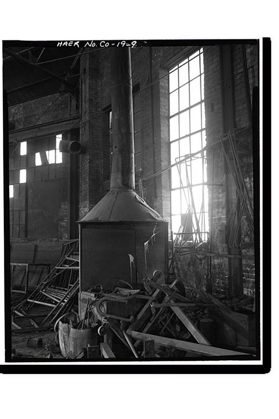 Historic Print, Midwest Steel & Iron Works Company, 25 Larimer Street, Denver, Denver County, CO - 8, 16" x 20"
