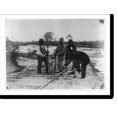 Historic Print, [Military railroad operations in northern Virginia men