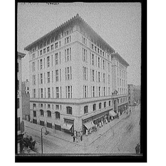 Historic Print, [Mills House No. 1, New York City], 18" x 24"