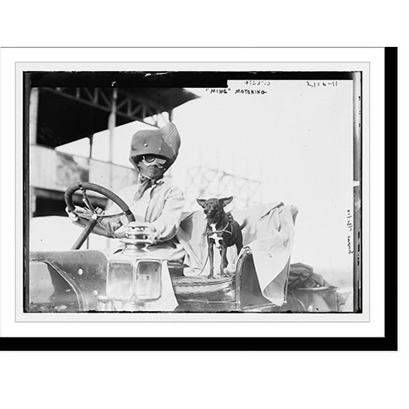 Historic Print, Mime motoring, 16" x 20"